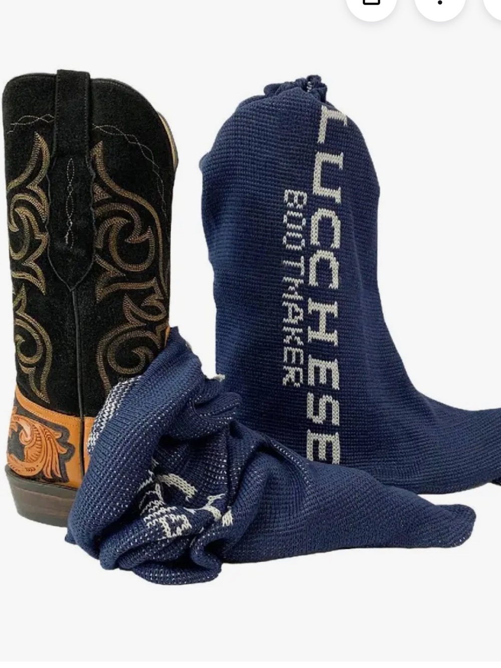 Lucchese Bootmaker Boot Dust Bags Knit Set